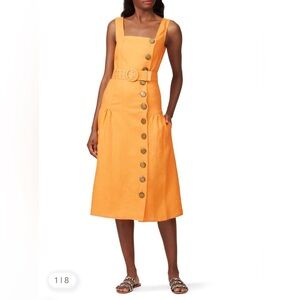 Nicholas Button Pinafore Dress size 6